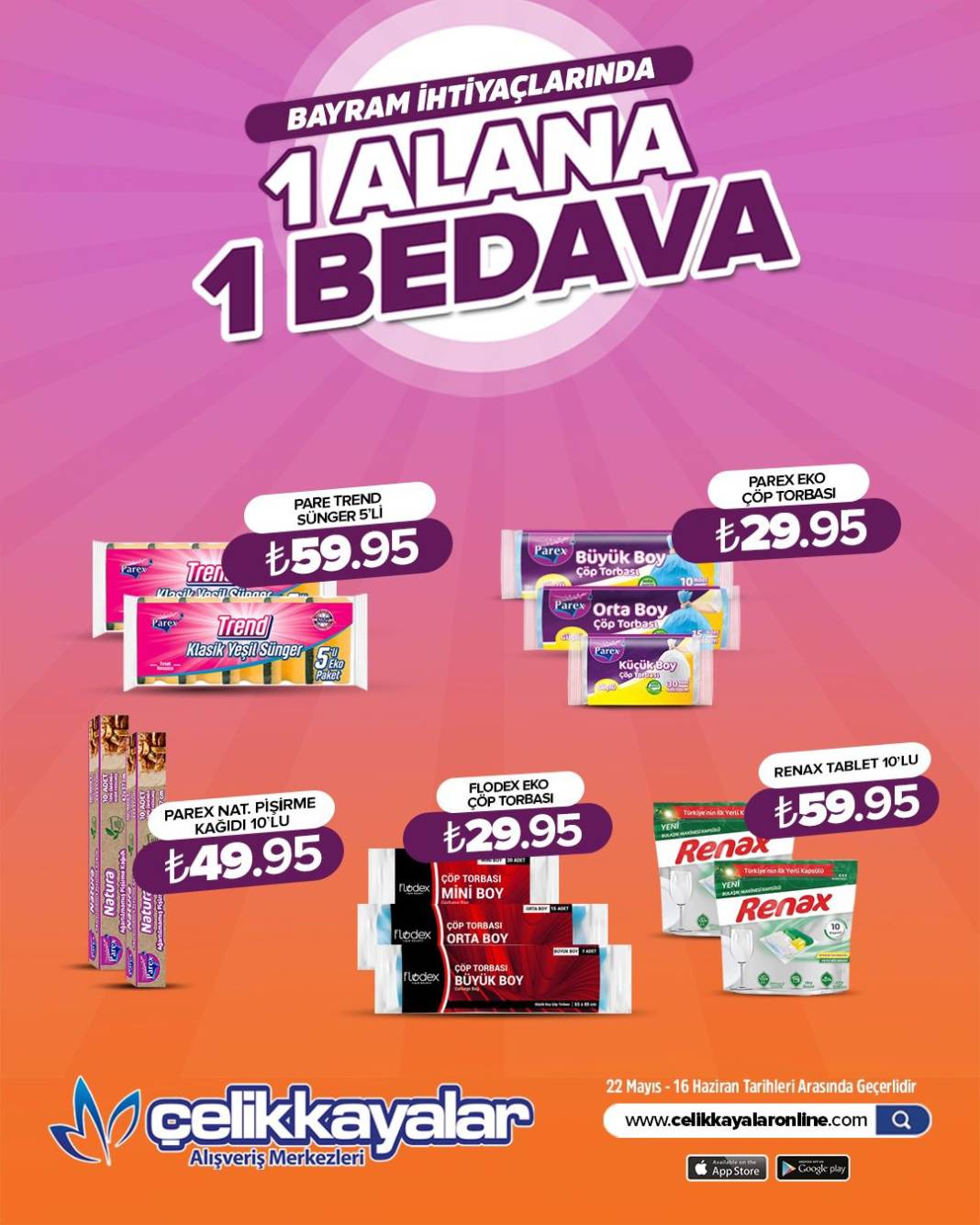 Konya’nın zincir marketinde bayram erken başladı 23